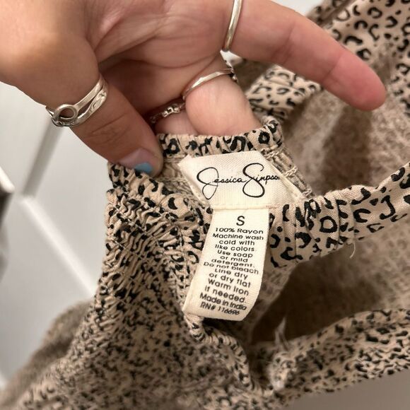 Jessica Simpson cheetah Jumpsuit - Picture 8 of 8